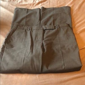 Lands end size 4 bootcut grey dress pants